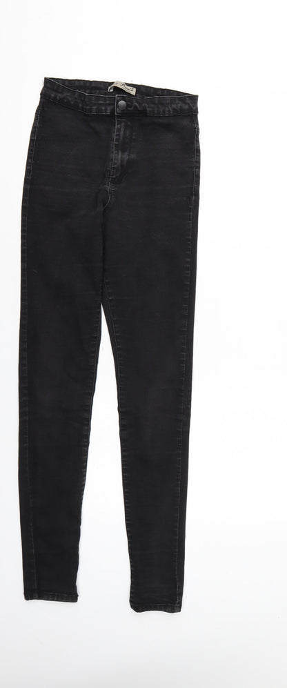 Denim & Co. Womens Black  Denim Jegging Jeans Size 10 L29 in - Elastic Waist