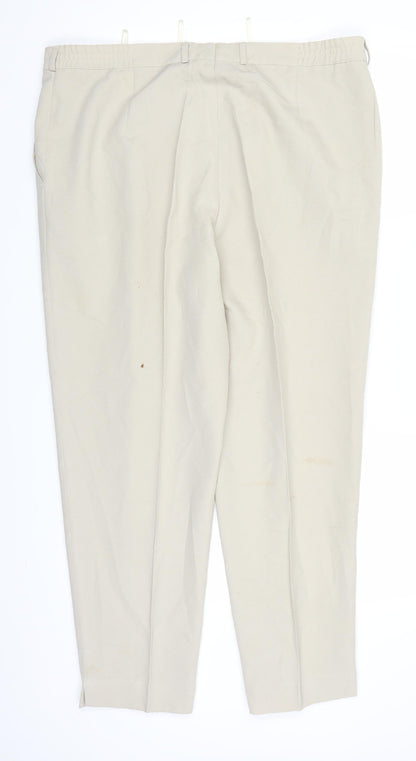Neu Mode Womens Beige   Trousers  Size 24 L28 in