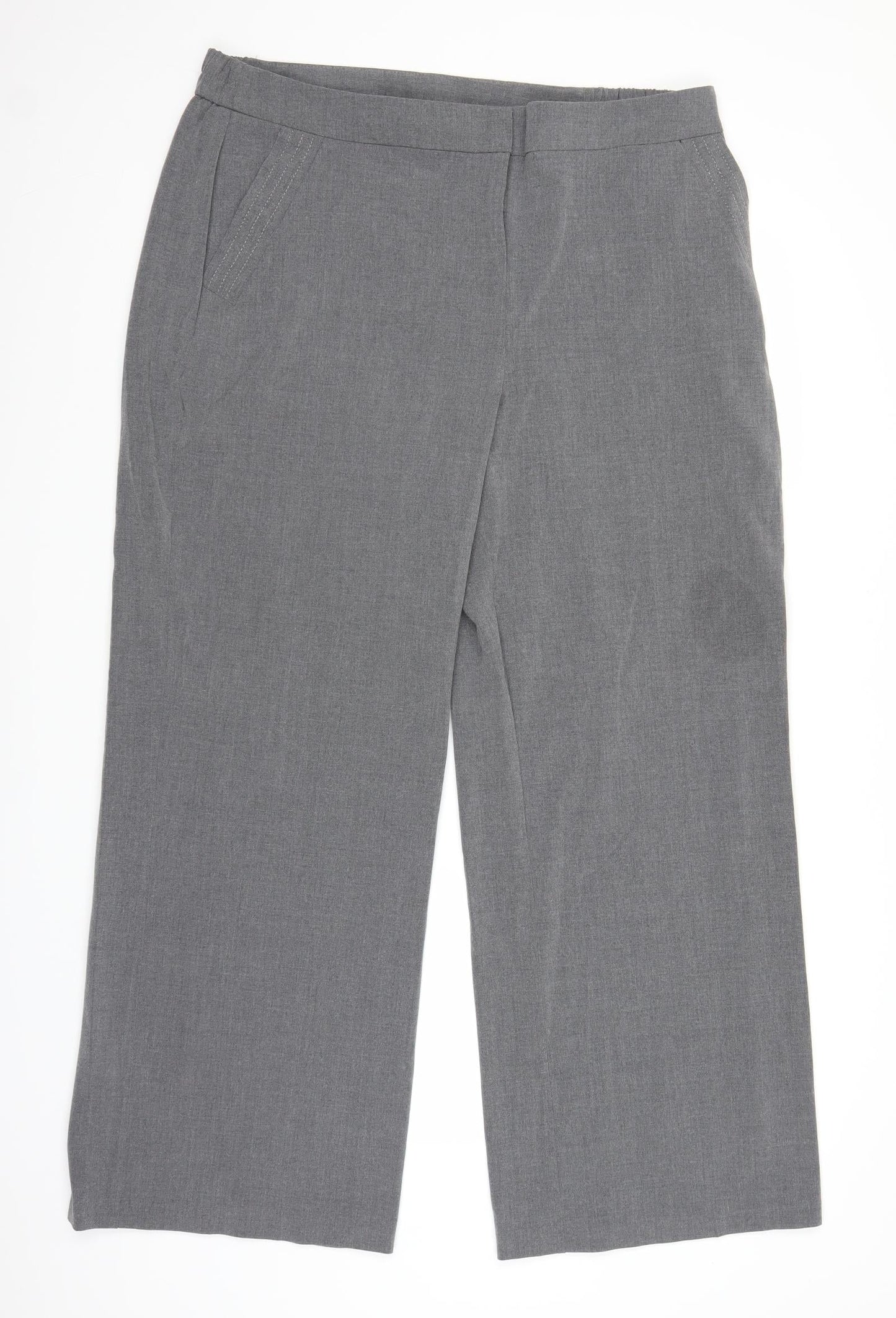 Capsule Womens Grey   Trousers  Size 18 L28 in