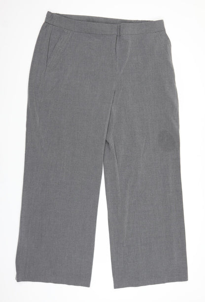 Capsule Womens Grey   Trousers  Size 18 L28 in