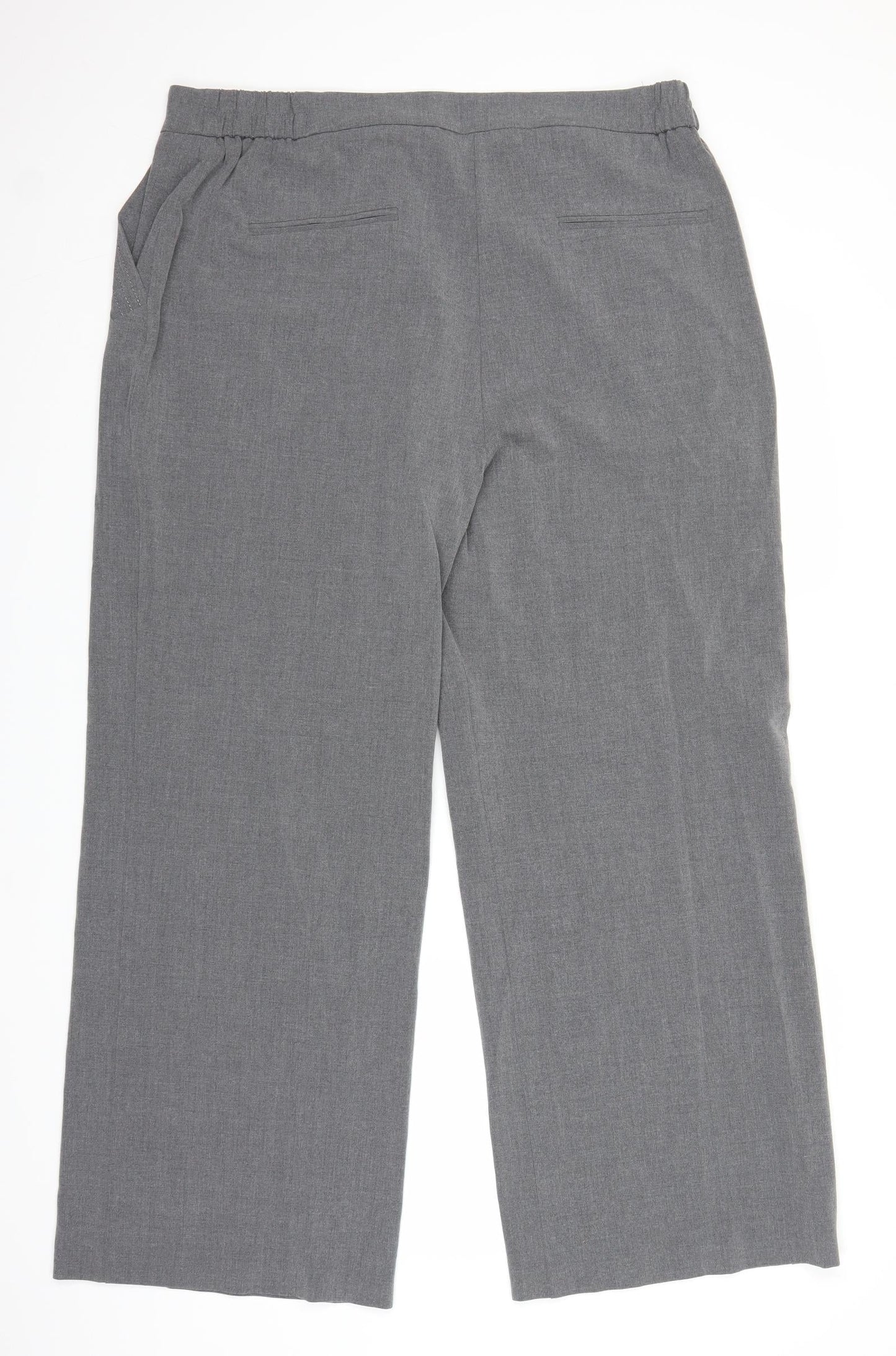 Capsule Womens Grey   Trousers  Size 18 L28 in