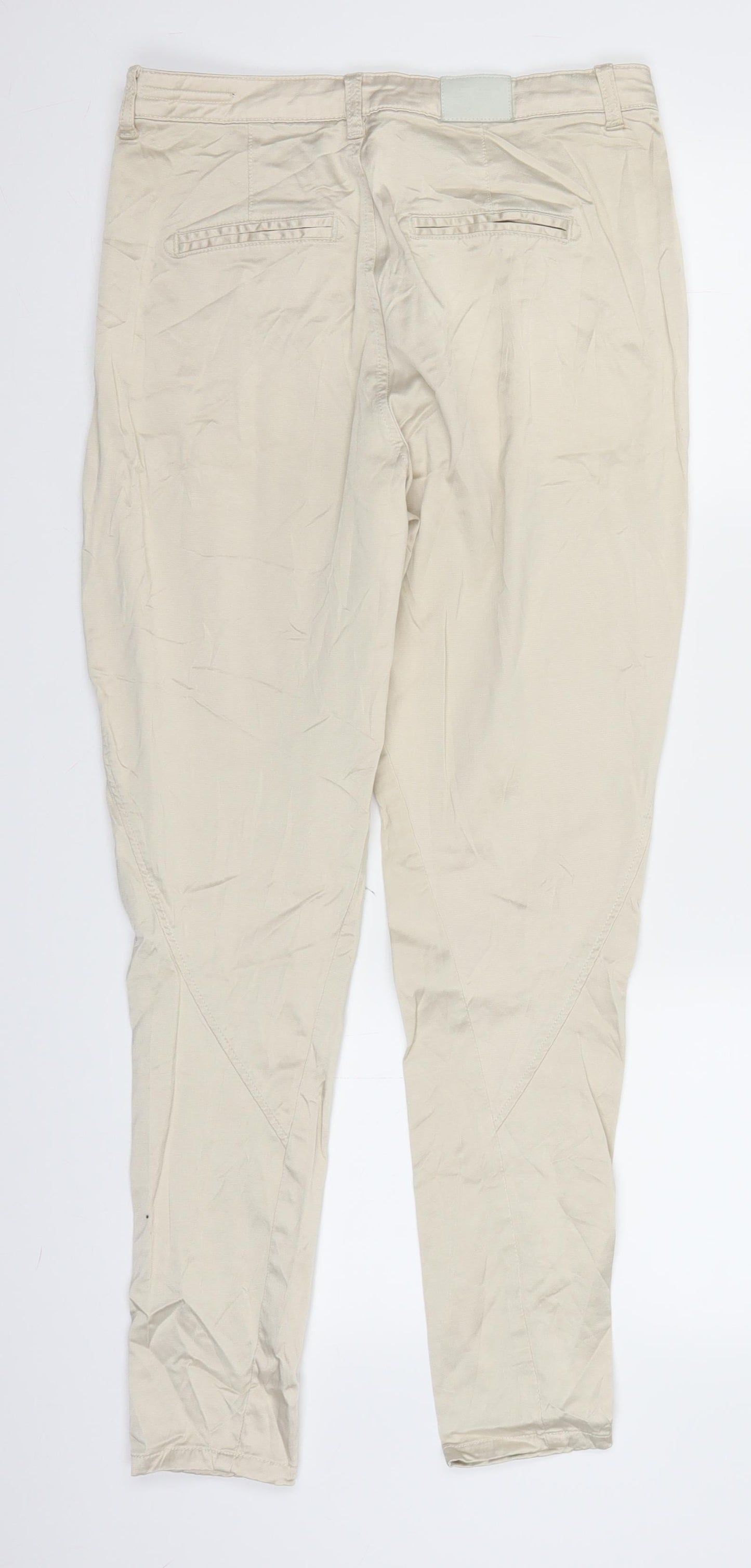 Jolie Womens Ivory   Chino Leggings Size 30 in L28 in - Shiny