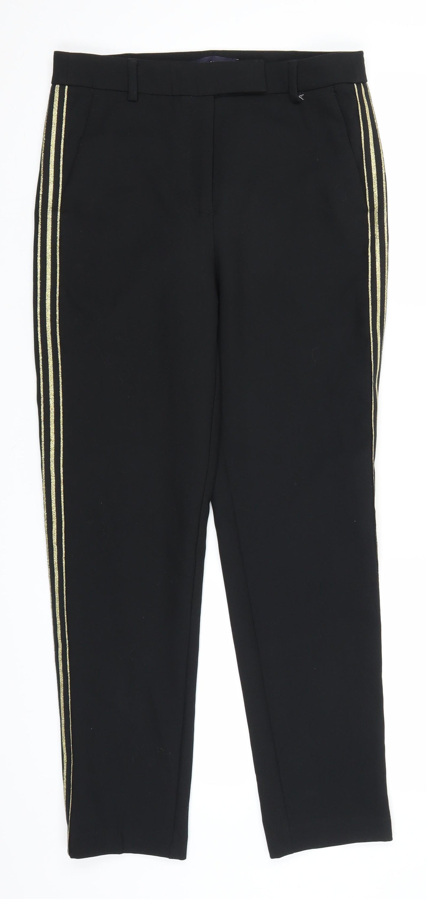 Womens UK Size 8 Marks and Spencer Regular Fit  Black Trousers