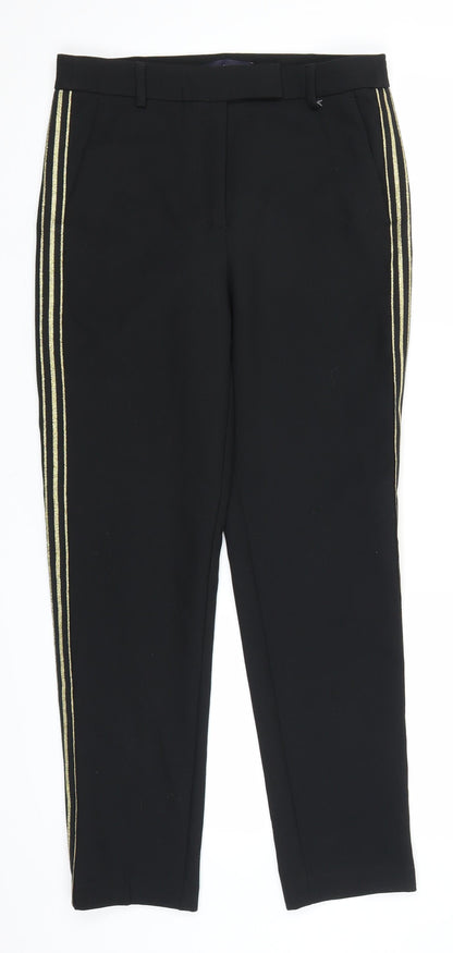 Womens UK Size 8 Marks and Spencer Regular Fit  Black Trousers