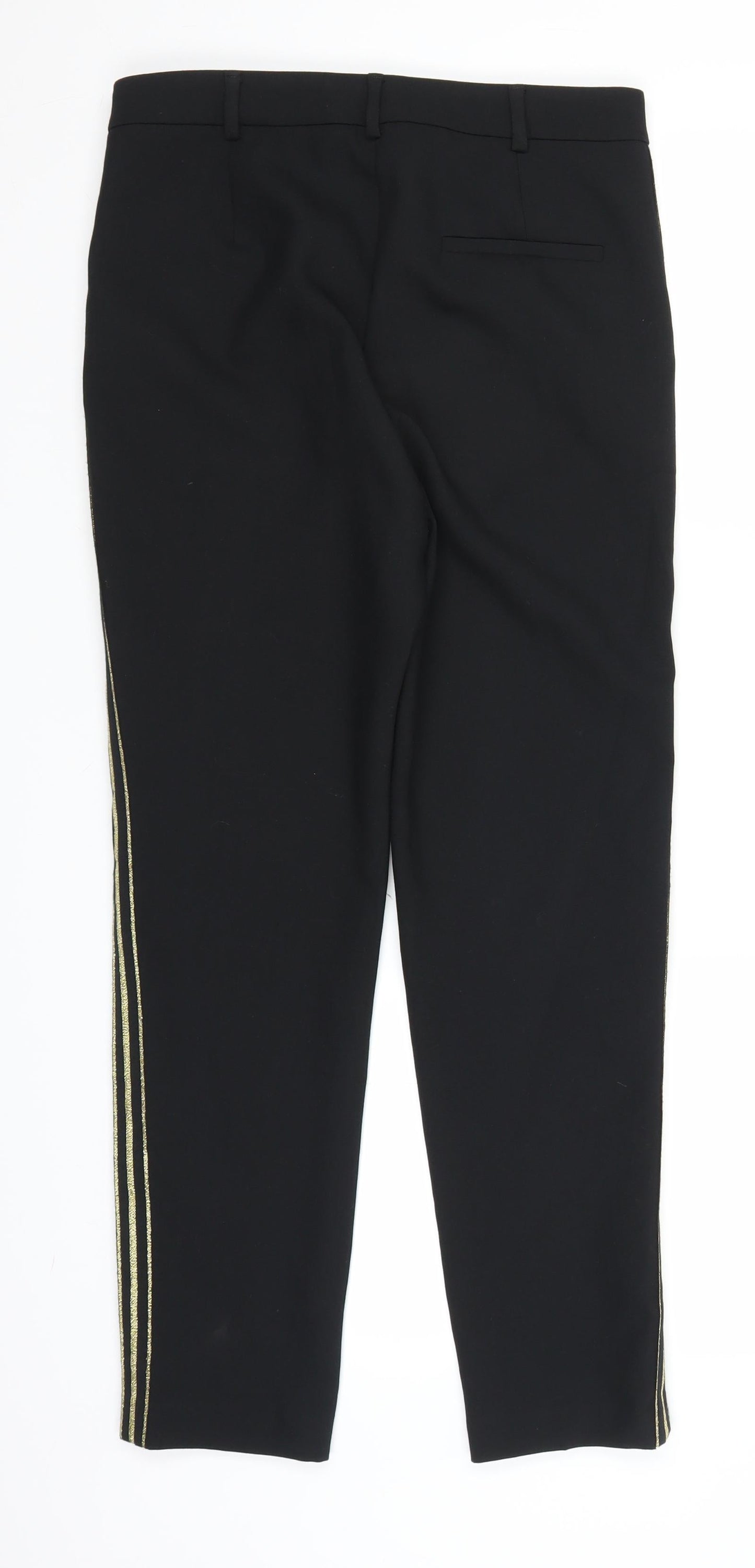 Womens UK Size 8 Marks and Spencer Regular Fit  Black Trousers