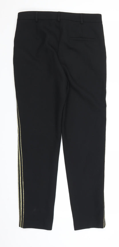 Womens UK Size 8 Marks and Spencer Regular Fit  Black Trousers