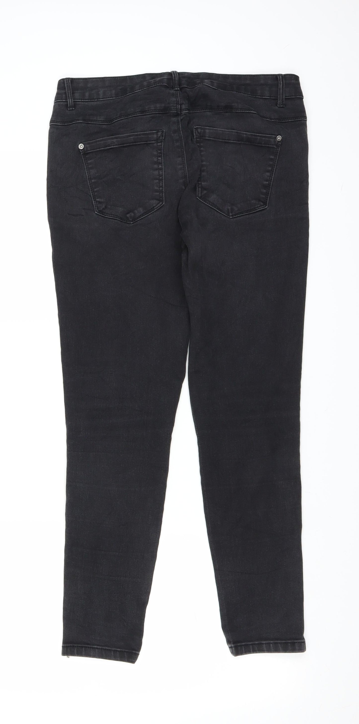 Only Womens Grey  Denim Jegging Jeans Size 32 in L26 in