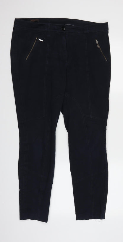 Sofia Womens Blue  Denim Straight Jeans Size 16 L27.5 in