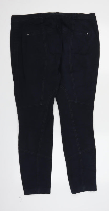 Sofia Womens Blue  Denim Straight Jeans Size 16 L27.5 in
