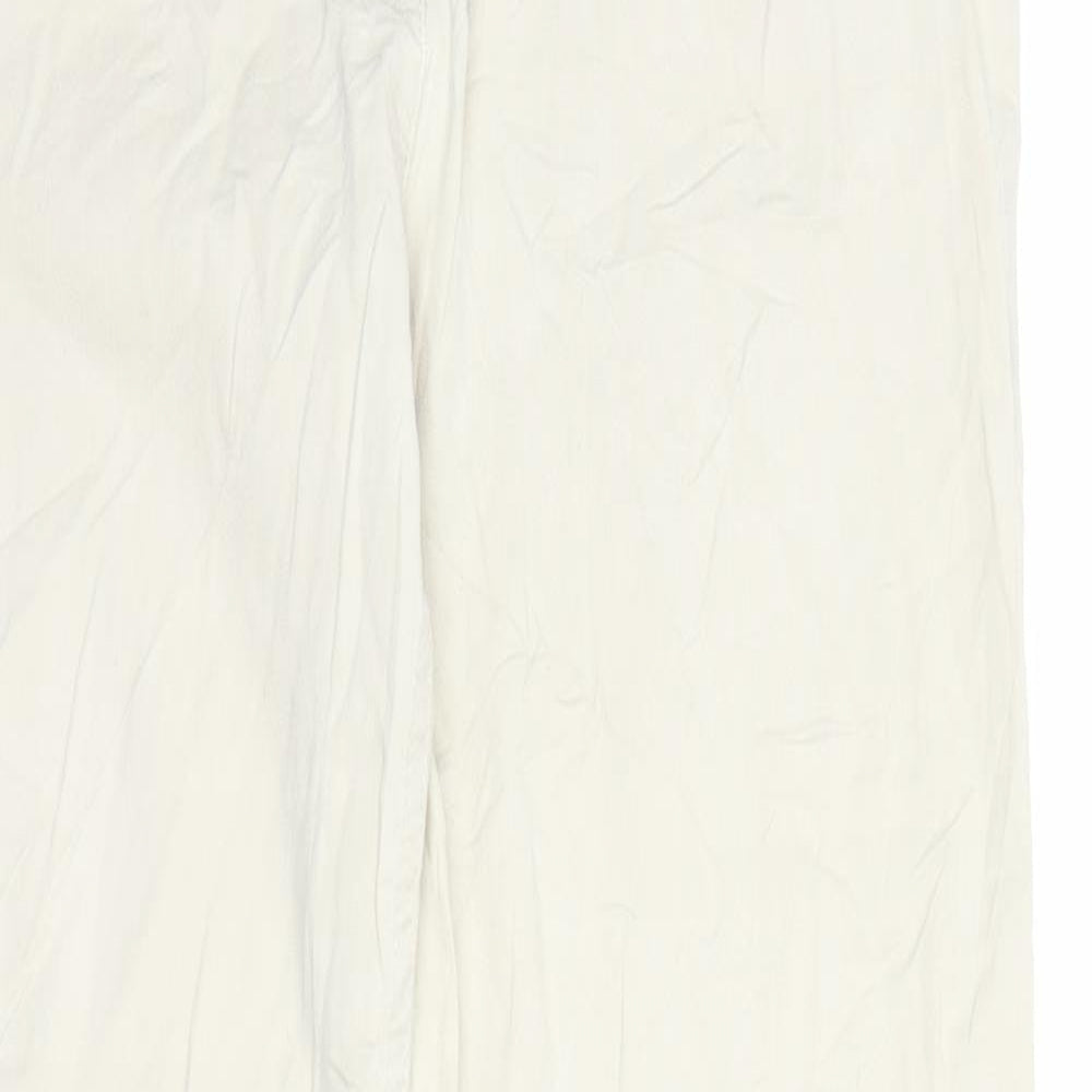 Strauss Womens Beige  Denim Straight Jeans Size 8 L31 in