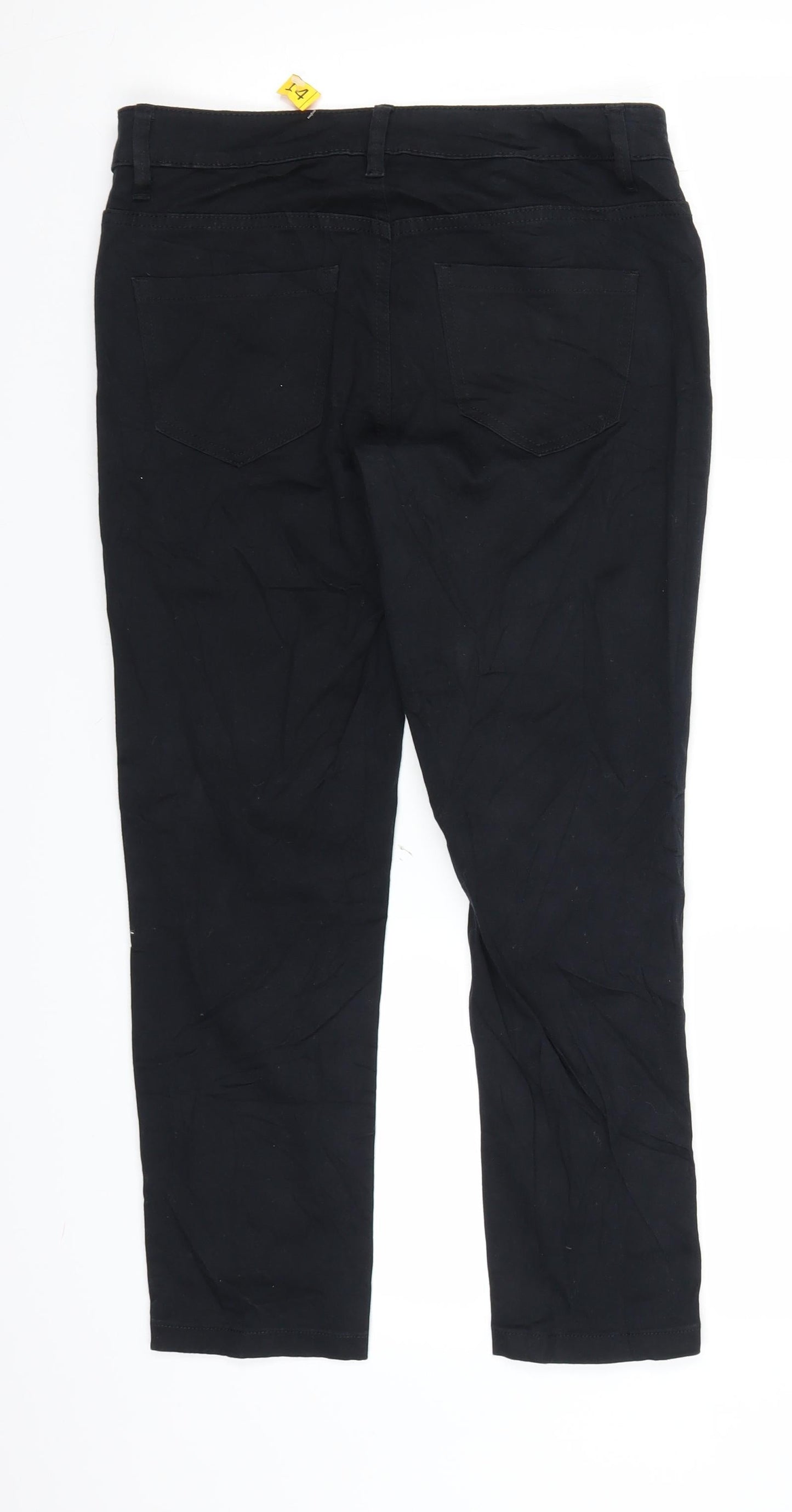 Espirit Womens Black  Denim Straight Jeans Size 10 L24 in