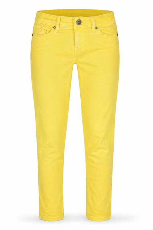 Womens UK Size XS Fishbone Regular Fit Jegging Yellow Jeans