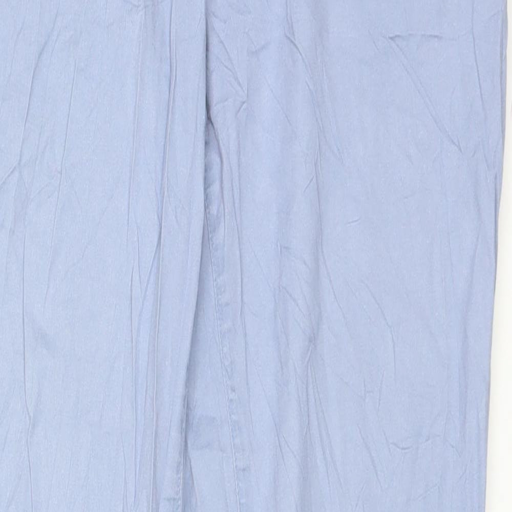 Zero Womens Blue   Chino Trousers Size 34 in L29 in