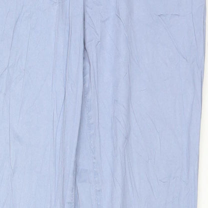 Zero Womens Blue   Chino Trousers Size 34 in L29 in