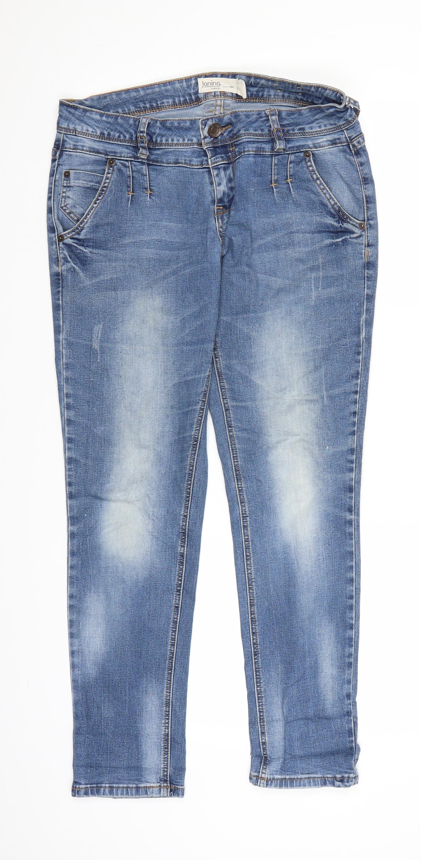 Womens UK Size 38 in Janina Regular Fit Jegging Blue Jeans