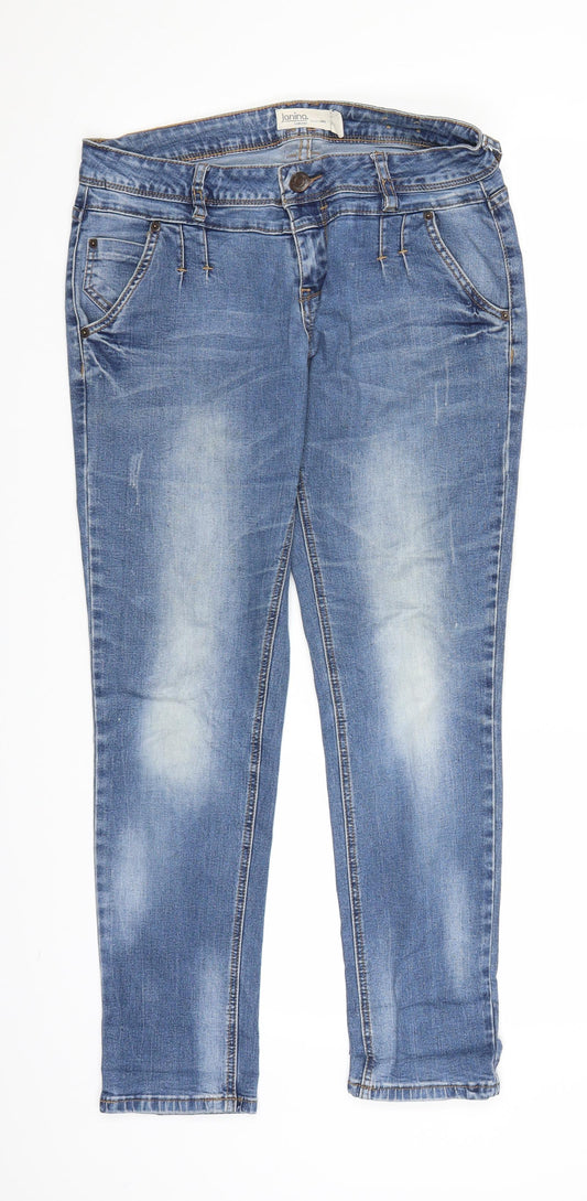 Womens UK Size 38 in Janina Regular Fit Jegging Blue Jeans