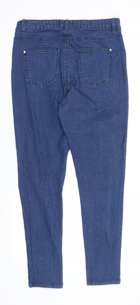 Select Womens Blue  Denim Jegging Jeans Size 12 L27 in