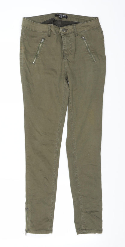 Select Womens Green  Denim Jegging Jeans Size 12 L26 in