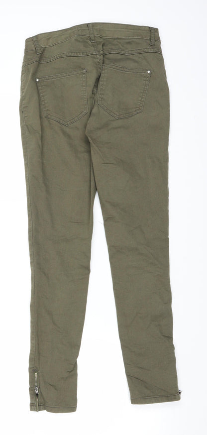 Select Womens Green  Denim Jegging Jeans Size 12 L26 in