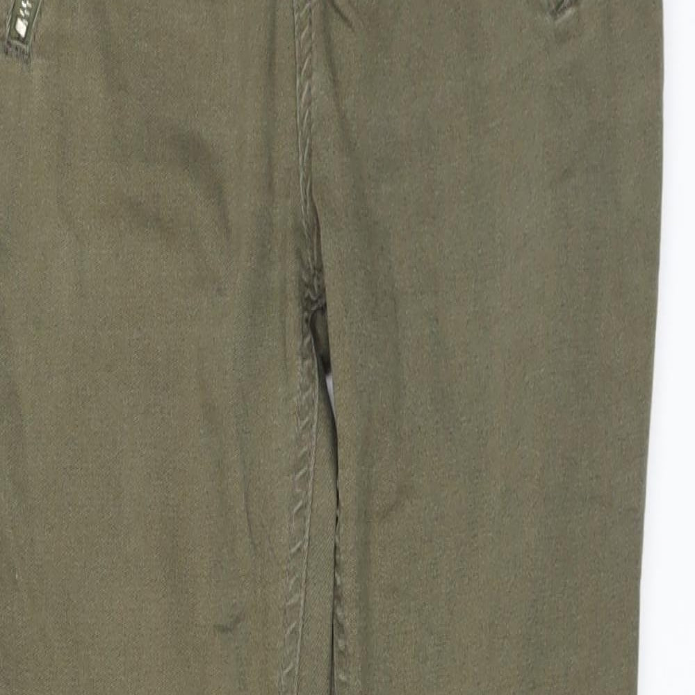 Select Womens Green  Denim Jegging Jeans Size 12 L26 in