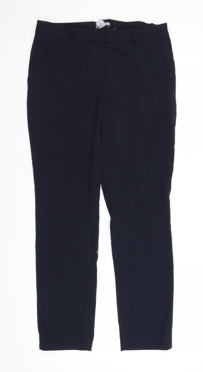 Womens UK Size 10 H&M Regular Fit  Blue Trousers