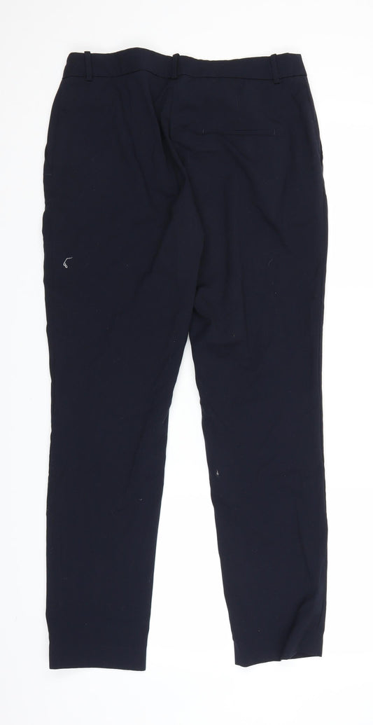 Womens UK Size 10 H&M Regular Fit  Blue Trousers
