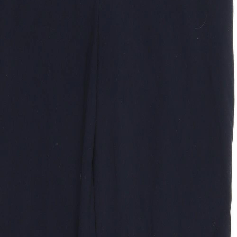 Womens UK Size 10 H&M Regular Fit  Blue Trousers