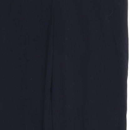 Womens UK Size 10 H&M Regular Fit  Blue Trousers