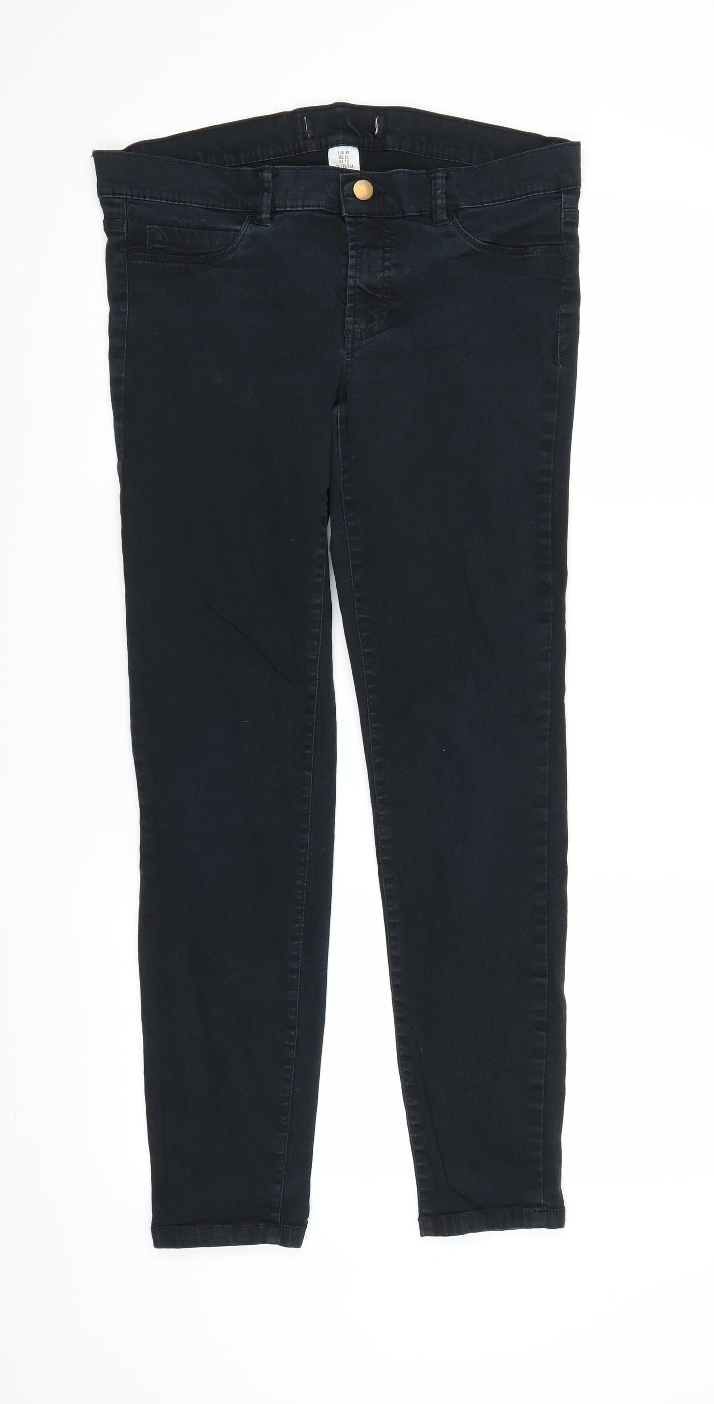 Womens UK Size 12 Preworn Regular Fit Jegging Blue Jeans