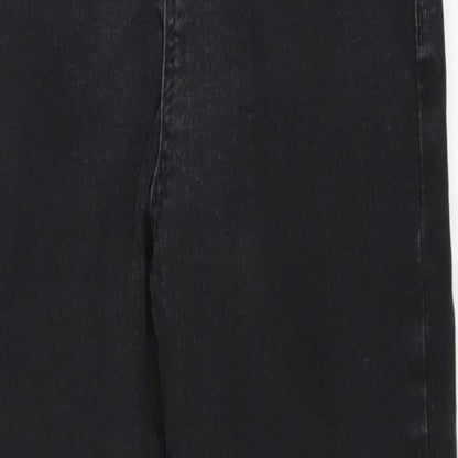 Miss Selfridge Womens Black  Denim Jegging Jeans Size 8 L23 in