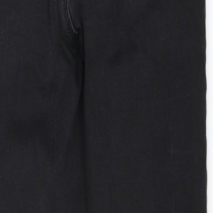 Miss Selfridge Womens Black  Denim Jegging Jeans Size 8 L23 in