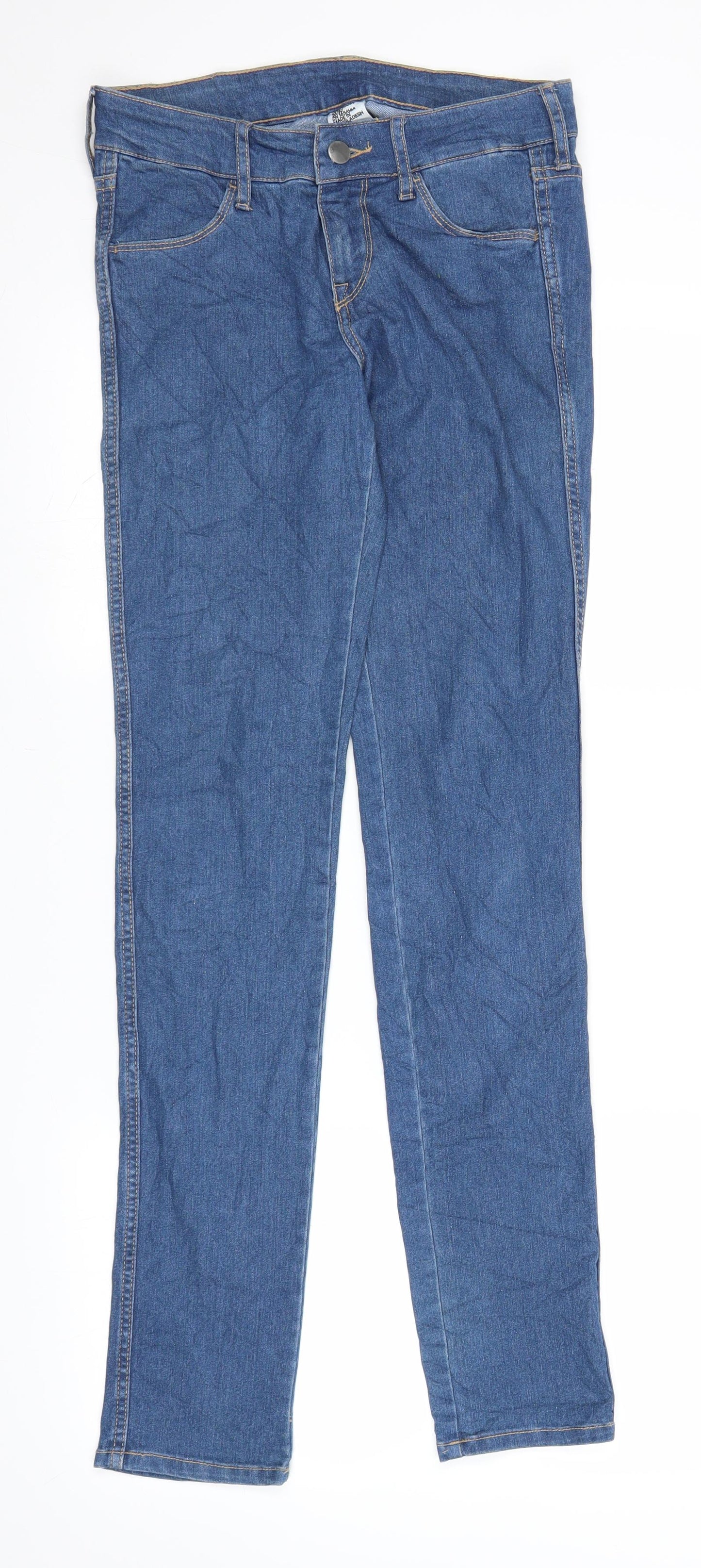 Womens UK Size 26 H&M Regular Fit Skinny Blue Jeans