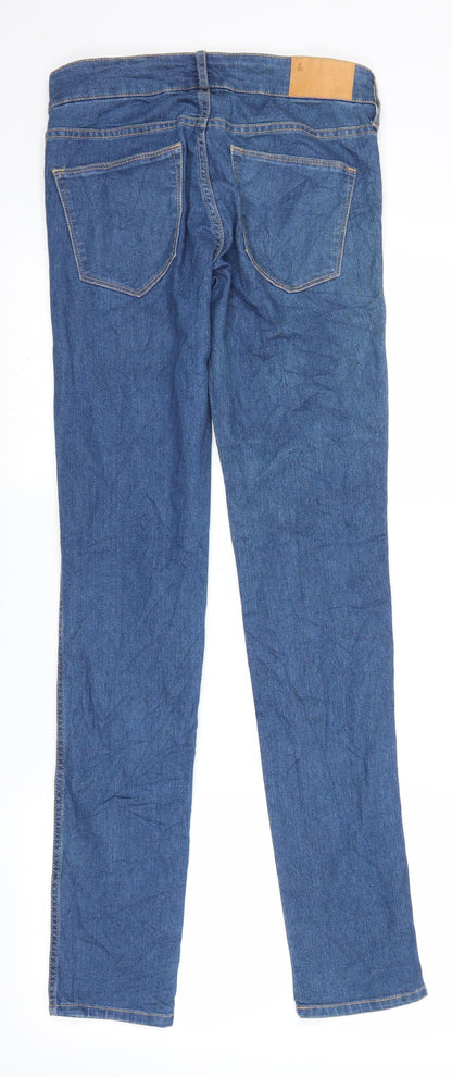 Womens UK Size 26 H&M Regular Fit Skinny Blue Jeans