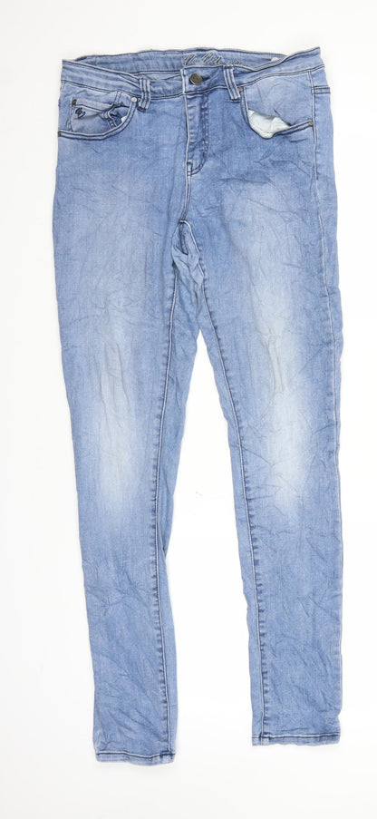 Va Vite Womens Blue  Denim Jegging Jeans Size 12 L31 in