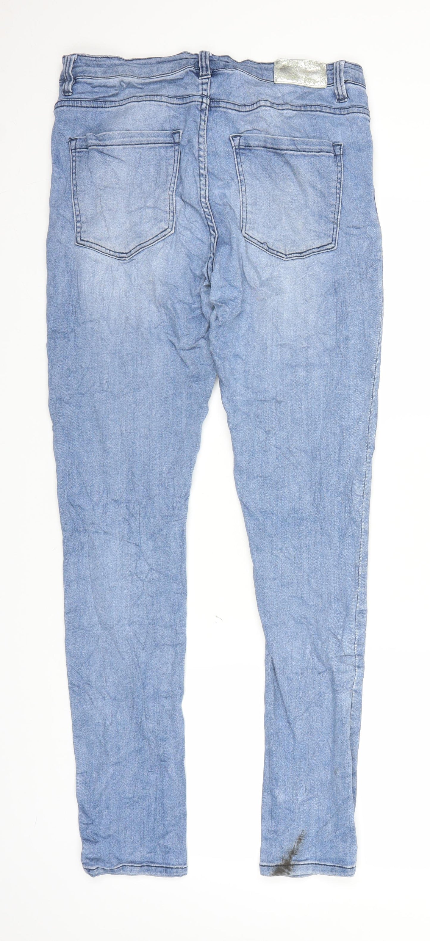 Va Vite Womens Blue  Denim Jegging Jeans Size 12 L31 in