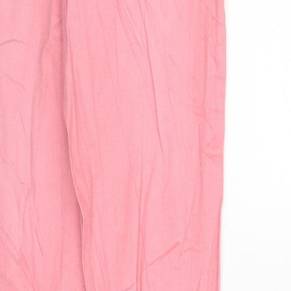 Pocopiano Girls Pink  Denim Straight Jeans Size 12-13 Years