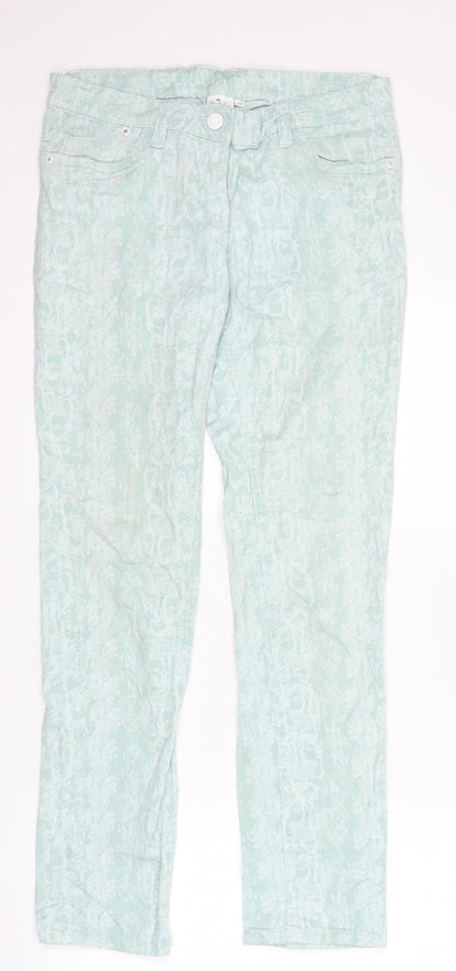 Womens UK Size 10 blue motion Regular Fit Straight Blue Jeans