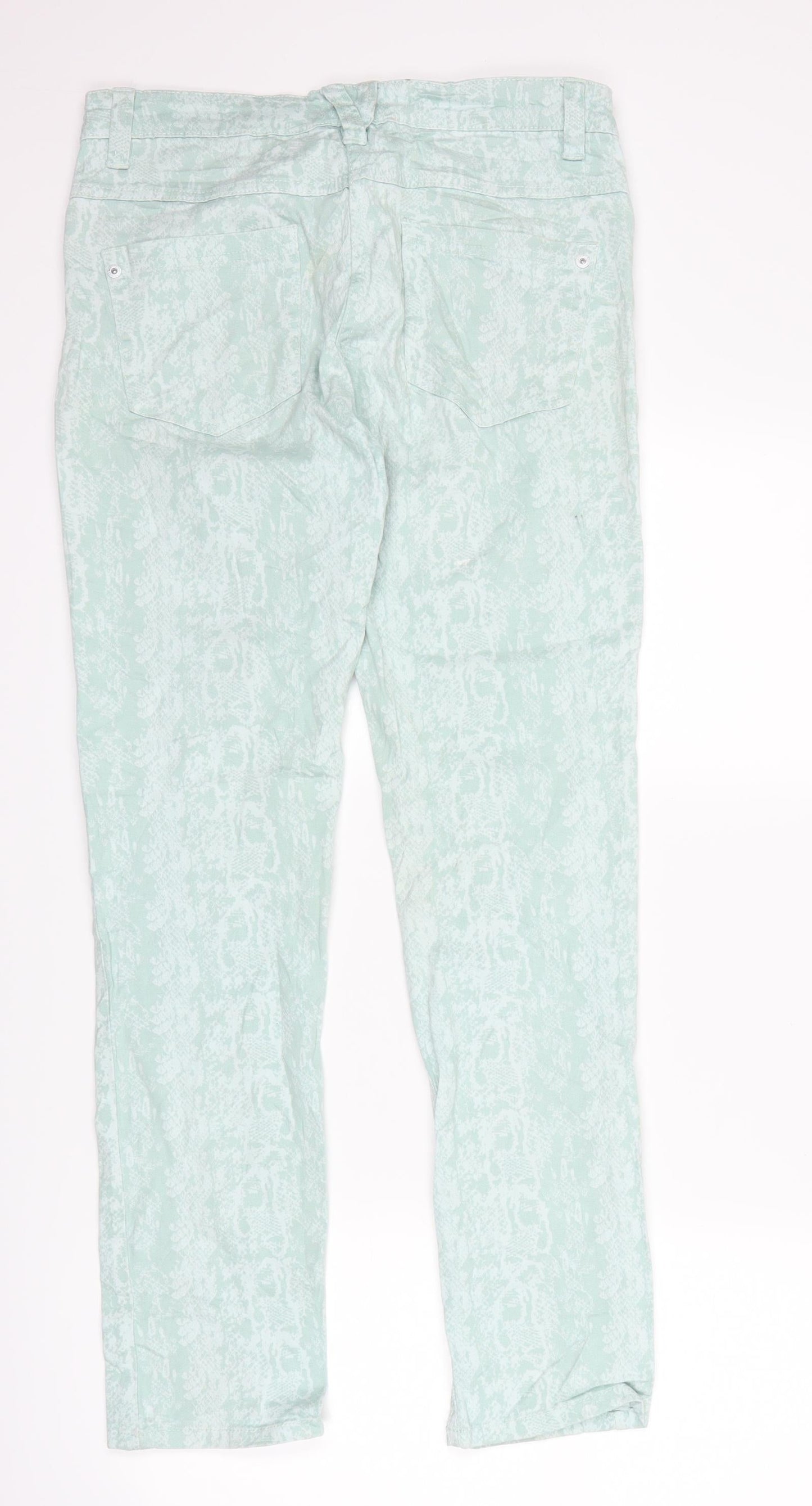 Womens UK Size 10 blue motion Regular Fit Straight Blue Jeans