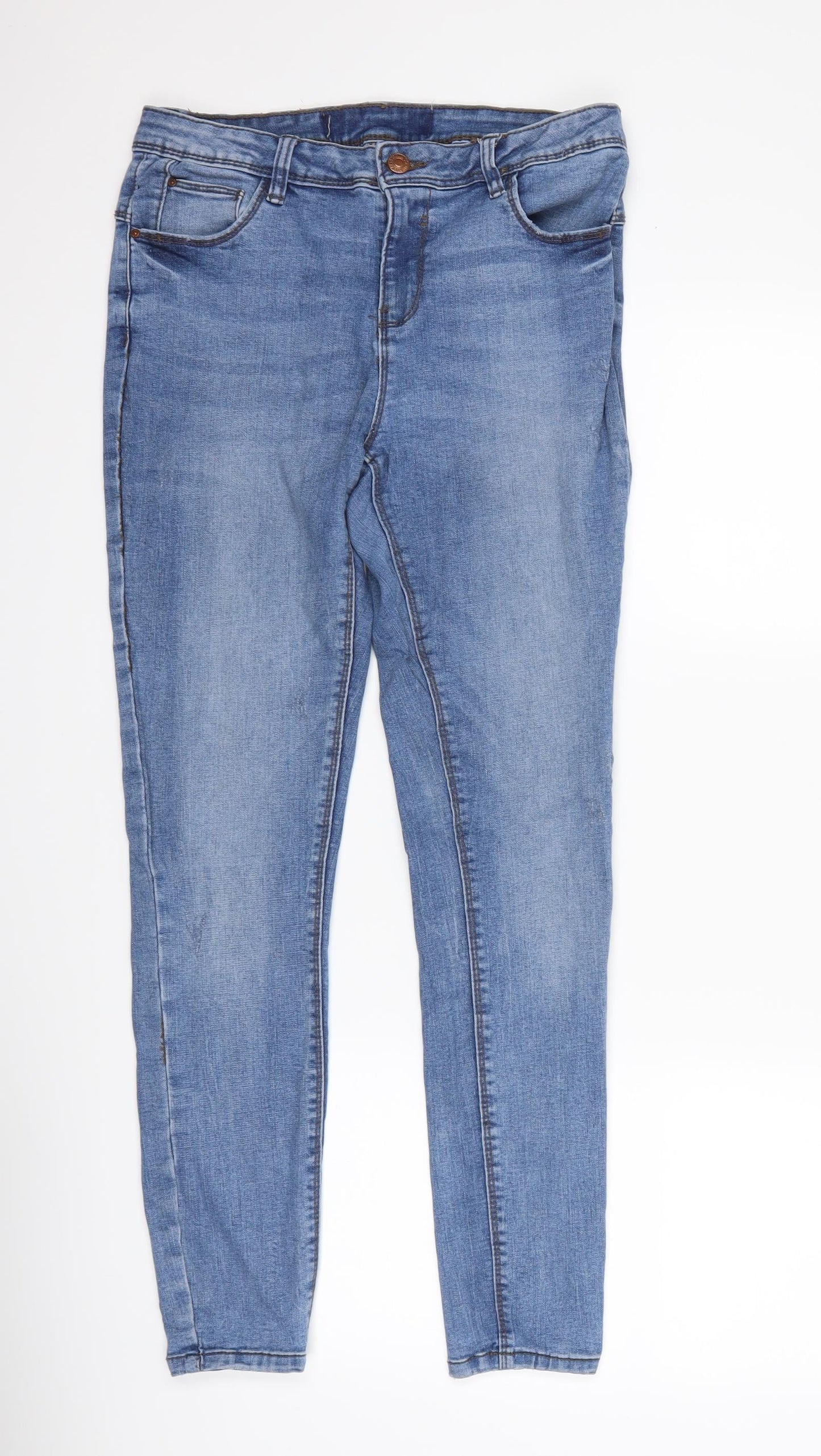 denim co Womens Blue  Denim Skinny Jeans Size 30 L28 in