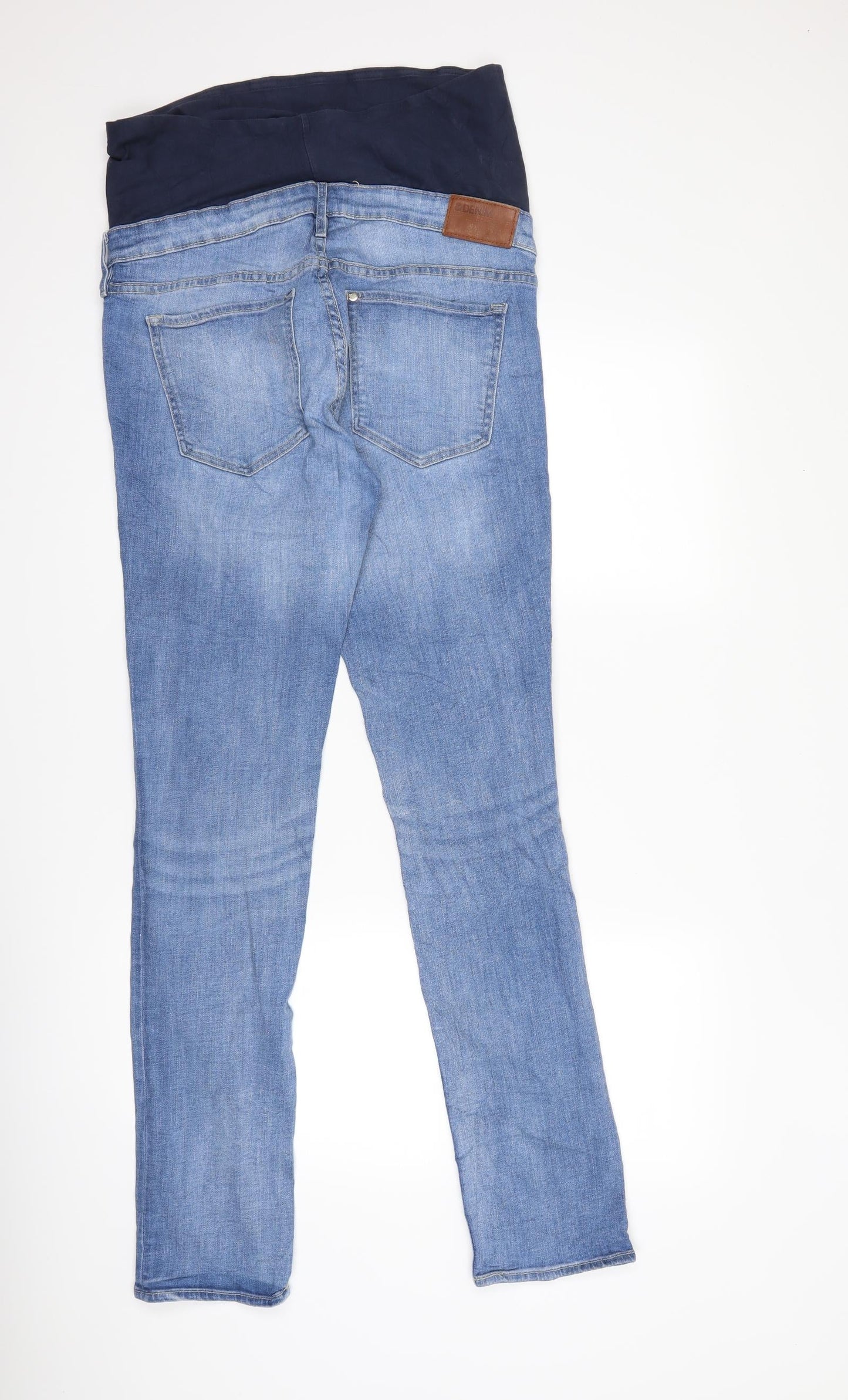 Womens UK Size 34 in H&M Regular Fit Skinny Blue Jeans