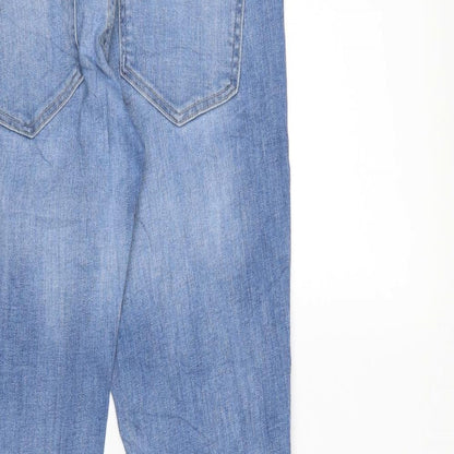 Womens UK Size 34 in H&M Regular Fit Skinny Blue Jeans