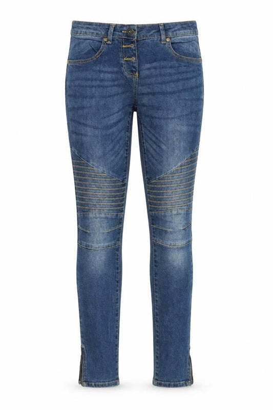 Womens UK Size 10 Blue Motion Regular Fit Skinny Blue Jeans
