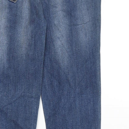 Womens UK Size 10 Blue Motion Regular Fit Skinny Blue Jeans