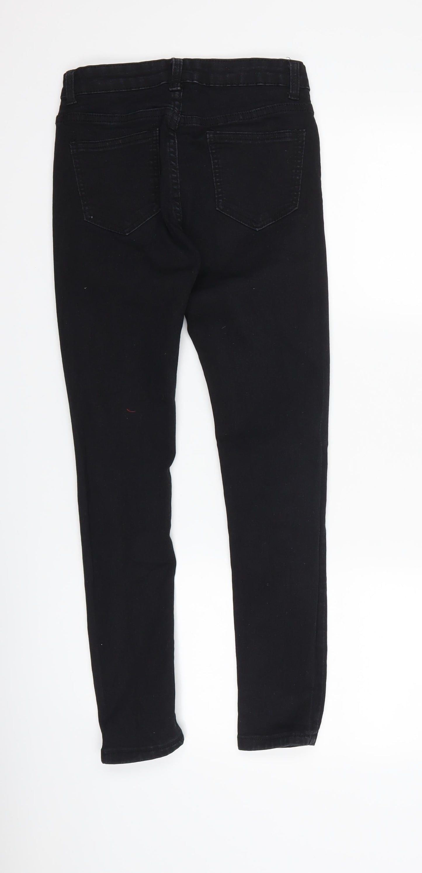 Womens UK Size 6 denim wise Regular Fit Skinny Black Jeans