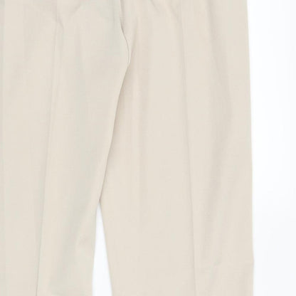 Womens UK Size 10 CMD Regular Fit  Beige Trousers