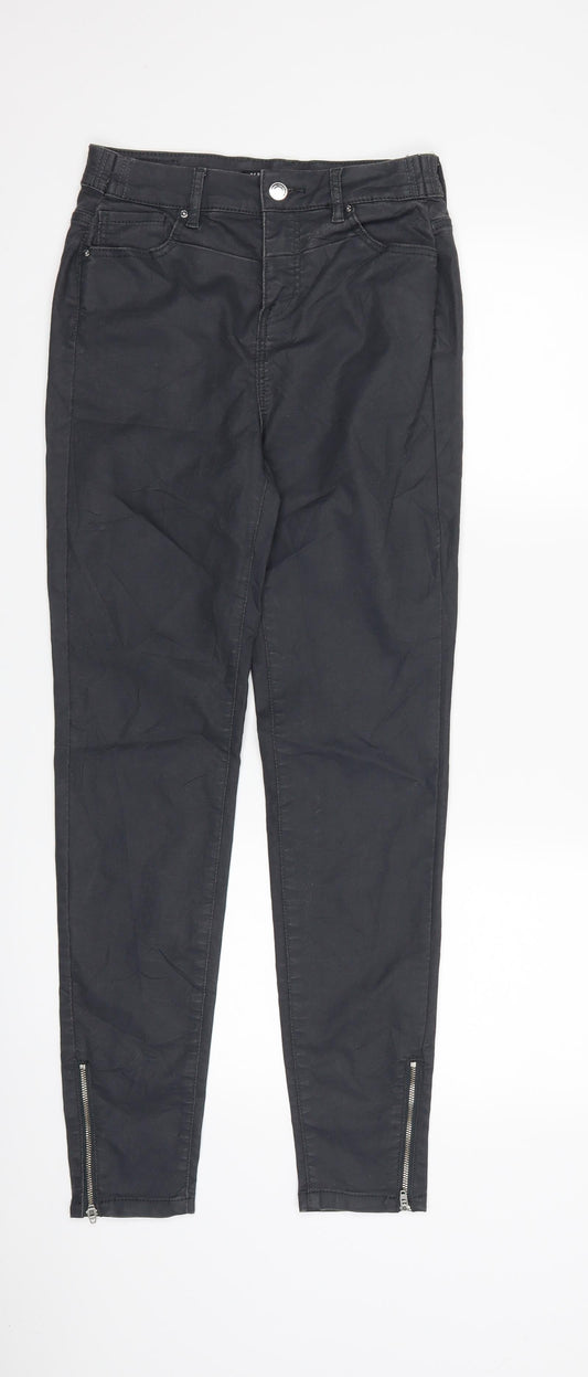 Womens UK Size 10 RESERVED Regular Fit Skinny Grey Jeans