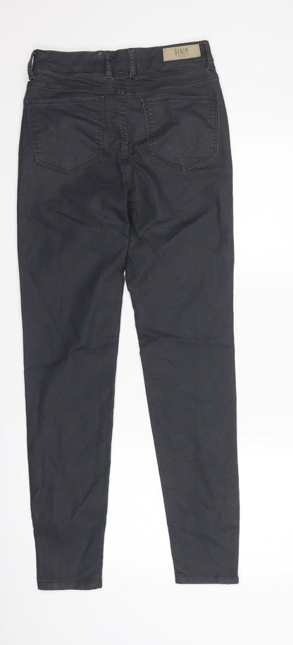 Womens UK Size 10 RESERVED Regular Fit Skinny Grey Jeans