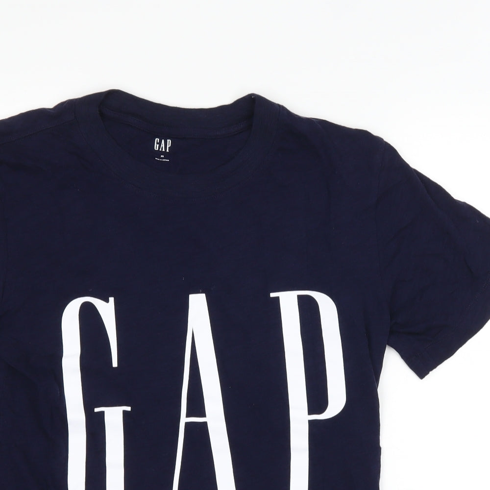 Mens UK Size XS Gap Blue  T-Shirt