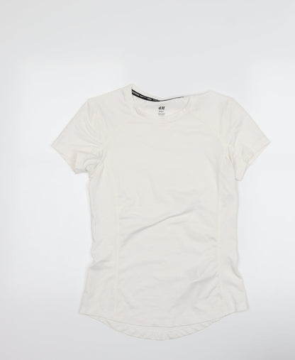H&M Womens White   Basic T-Shirt Size XS