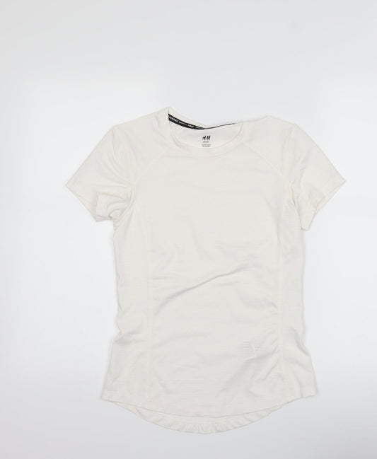 H&M Womens White   Basic T-Shirt Size XS